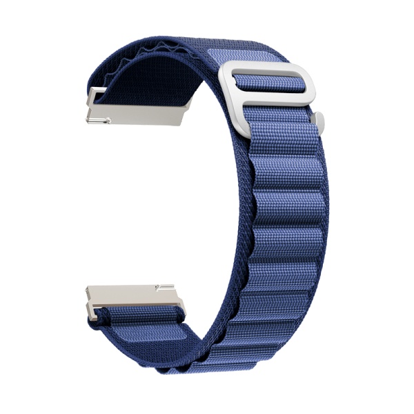 Ремешок нейлоновый петлевой для часов Lyambda NAVI 20мм, синий